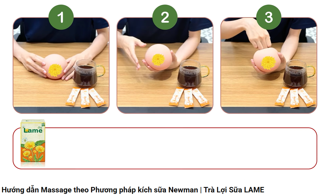 Cách kích sữa về nhiều