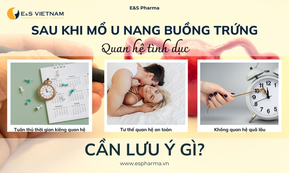 Những điều mà chị em cần lưu ý khi quan hệ sau phẫu thuật u nang buồng trứng