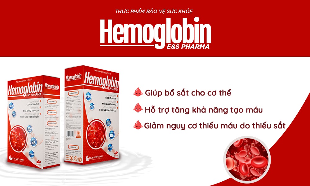 Công dụng của viên uống Hemoglobin E&S Pharma