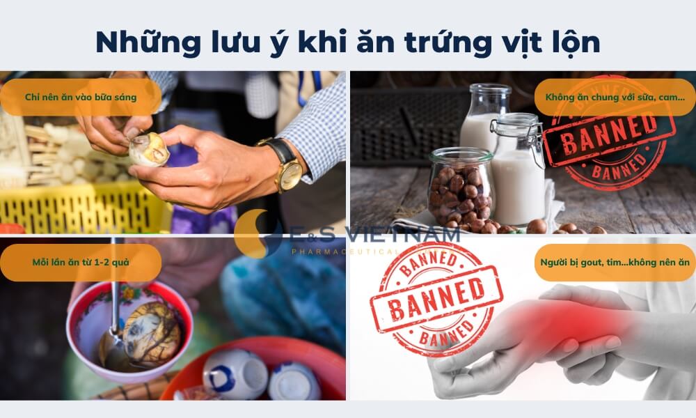 Những lưu ý khi ăn trứng vịt lộn, nam giới nên cân nhắc trước khi ăn