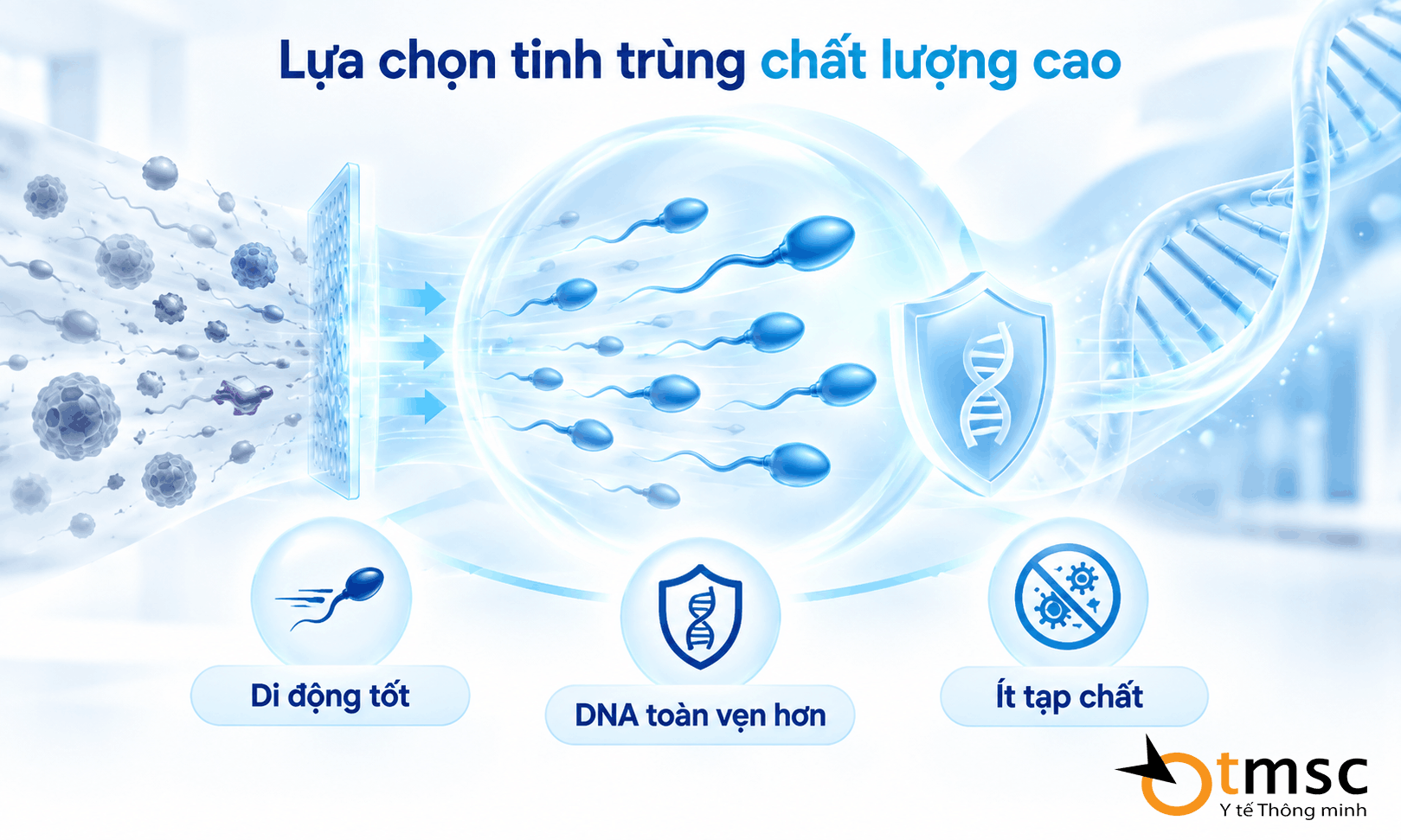 Felix™ – Công nghệ đột phá giúp chọn lọc tinh trùng tốt nhất trong 6 phút